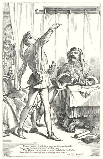 IV. Henrik király I. rész (metszet) alkotó: Henry Courtney (after) Selous