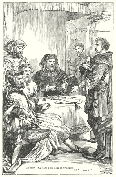 IV. Henrik király I. rész (metszet) alkotó: Henry Courtney (after) Selous