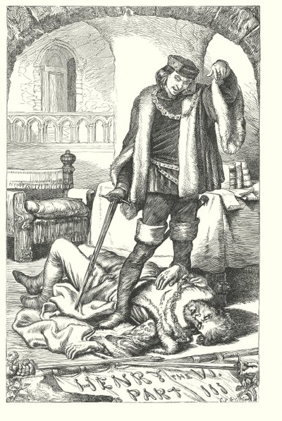 VI. Henrik király III. rész (metszet) alkotó: Henry Courtney (after) Selous