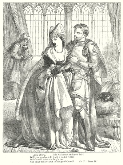 V. Henrik király (metszet) alkotó: Henry Courtney (after) Selous