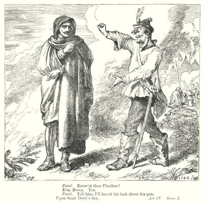 V. Henrik király (metszet) alkotó: Henry Courtney (after) Selous