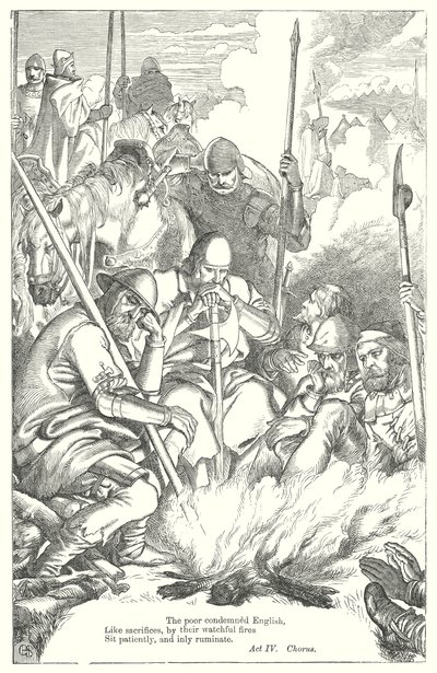 V. Henrik király (metszet) alkotó: Henry Courtney (after) Selous