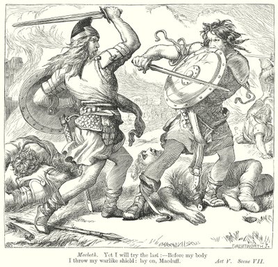 Macbeth (metszet) alkotó: Henry Courtney (after) Selous