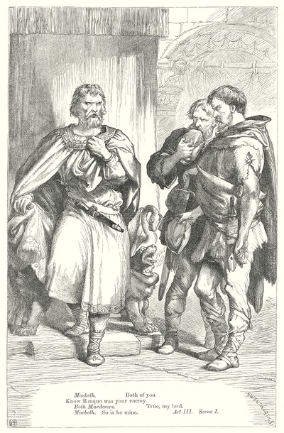 Macbeth (metszet) alkotó: Henry Courtney (after) Selous
