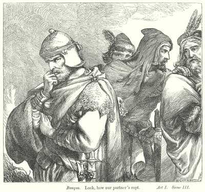 Macbeth (metszet) alkotó: Henry Courtney (after) Selous