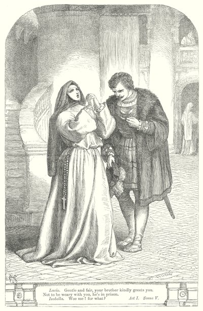 Measure for Measure (metszet) alkotó: Henry Courtney (after) Selous