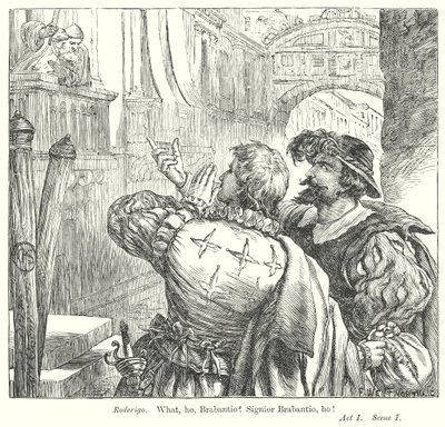 Othello (metszet) alkotó: Henry Courtney (after) Selous