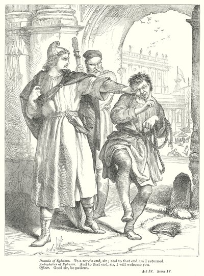 A tévedések vígjátéka (metszet) alkotó: Henry Courtney (after) Selous