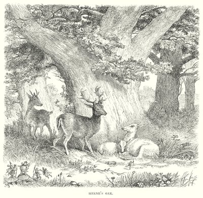 A windsori víg nők (metszet) alkotó: Henry Courtney (after) Selous