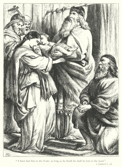 Sámuel bemutatása (metszet) alkotó: Henry Courtney (after) Selous