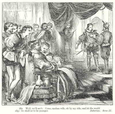 A cickány megzabolázása (metszet) alkotó: Henry Courtney (after) Selous