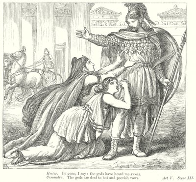 Troilus és Cressida (metszet) alkotó: Henry Courtney (after) Selous