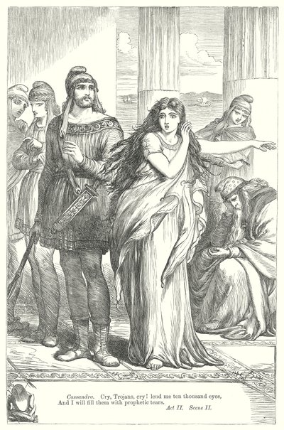 Troilus és Cressida (metszet) alkotó: Henry Courtney (after) Selous