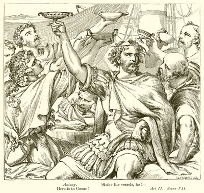 Antonius és Kleopátra alkotó: Henry Courtney Selous