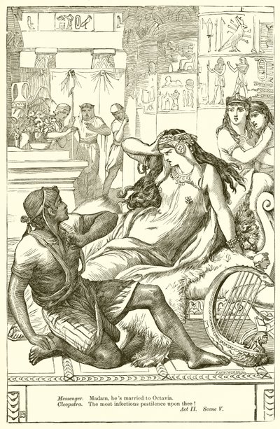 Antonius és Kleopátra alkotó: Henry Courtney Selous