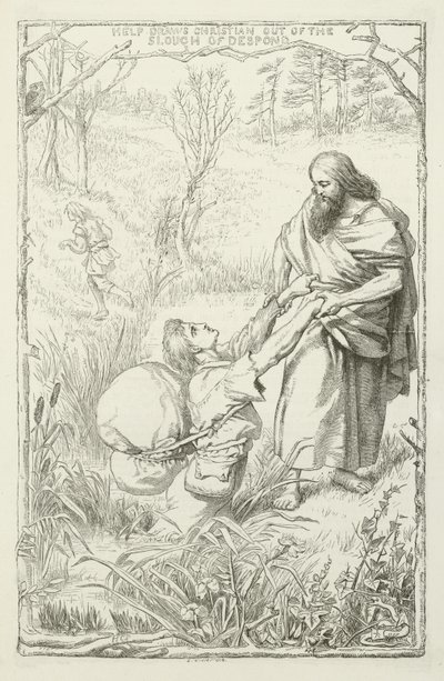 Illusztráció: John Bunyan A zarándok haladásához alkotó: Henry Courtney Selous