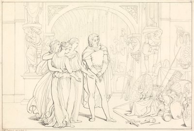 Illusztráció a Zarándok haladásához, 10. (A zarándok a fegyvertárban) alkotó: Henry Courtney Selous