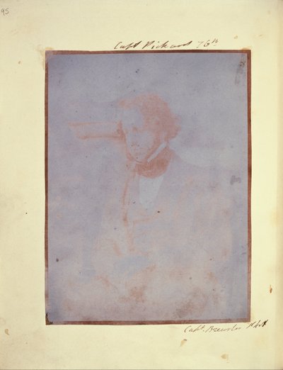Pickard kapitány portréja alkotó: Henry Craigie Brewster