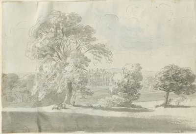Shenstone – Little Aston Hall: toll és mosó rajz, nd [1788-1855] (rajz) alkotó: Henry Curzon Allport