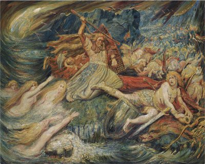Siegfried halála, 1899 alkotó: Henry De Groux