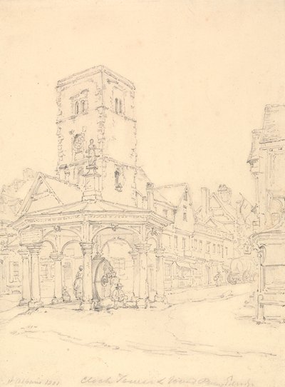 Óratorony, St. Alban apátság alkotó: Henry Edridge