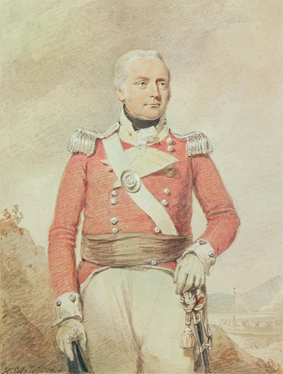 Patrick McKenzie vezérőrnagy, 1808 alkotó: Henry Edridge