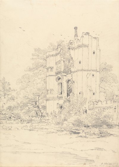 Nether Hall, Essex alkotó: Henry Edridge