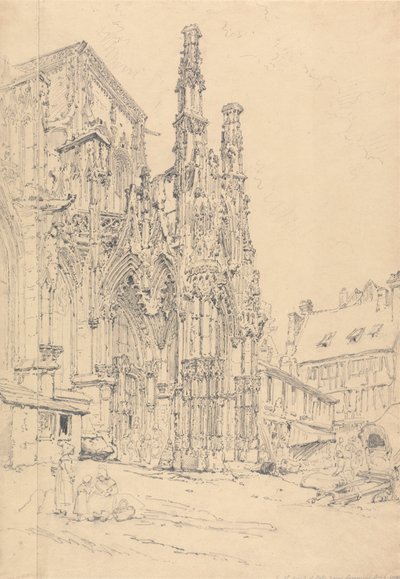 A Notre Dame déli tornáca, Louviers alkotó: Henry Edridge