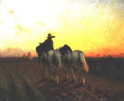 Visszatérés napnyugtakor alkotó: Henry Edward Detmold