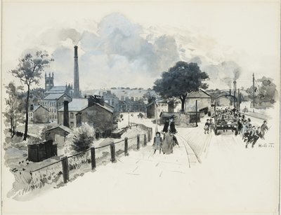 Blackley, Egy rongyos iskolai kirándulás Boggart Hole Clough-ba alkotó: Henry Edward Tidmarsh