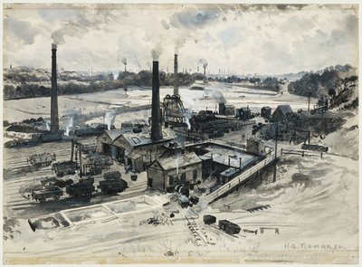 Clifton Hall Colliery alkotó: Henry Edward Tidmarsh