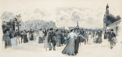 A Belle Vue Gardensben alkotó: Henry Edward Tidmarsh