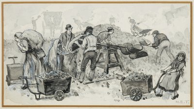 Selling Coke at the Gas Works alkotó: Henry Edward Tidmarsh