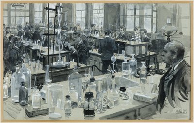 A Kémiai Laboratórium, Gimnázium alkotó: Henry Edward Tidmarsh