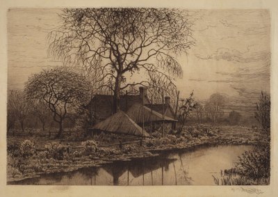 Cím nélkül (parasztház, Long Island) alkotó: Henry Farrer