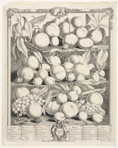 Tizenkét hónapos gyümölcs: augusztus alkotó: Henry Fletcher