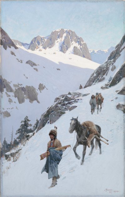 Sikeres vadászat, 1906. alkotó: Henry Francois Farny