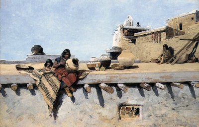 Egy indiai festőedény alkotó: Henry Francois Farny
