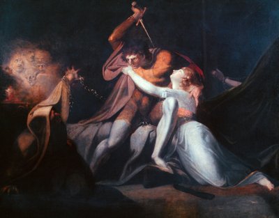 Percival Delivering Belisane..., kiállítva 1783 alkotó: Johann Heinrich Füssli