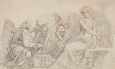 Ámor eladása alkotó: Johann Heinrich Füssli