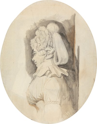Tanulmány egy hölgyről alkotó: Johann Heinrich Füssli