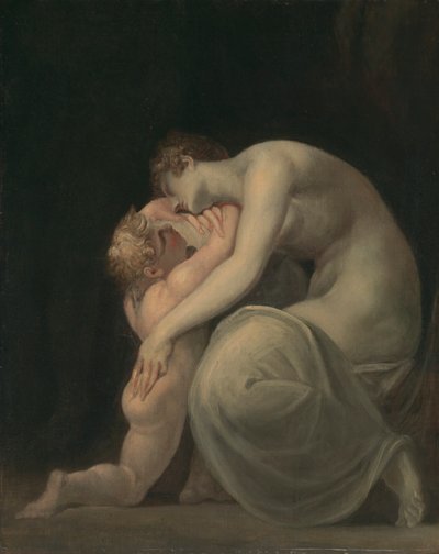 Tekemessa és Eurysakes alkotó: Johann Heinrich Füssli