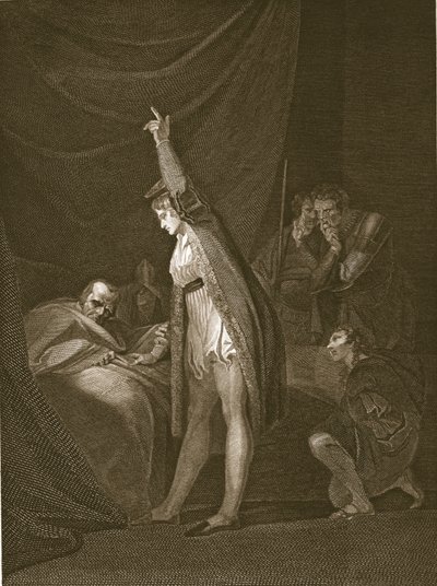 Beaufort bíboros halála, W. Bromley metszete, illusztráció David Hume 