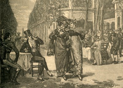 A régens időszak szépségei és szépségei, 19. század eleje c1890. alkotó: Henry Gillard Glindoni