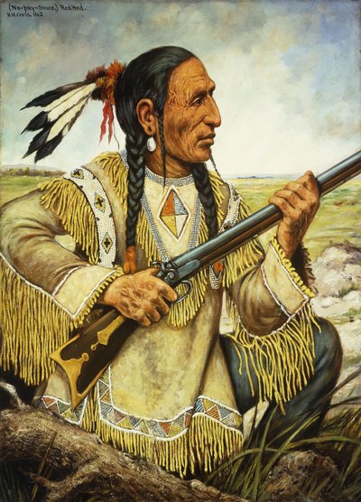 (Na-Pay-Shure) Red Hand, 1862 alkotó: Henry H. Cross