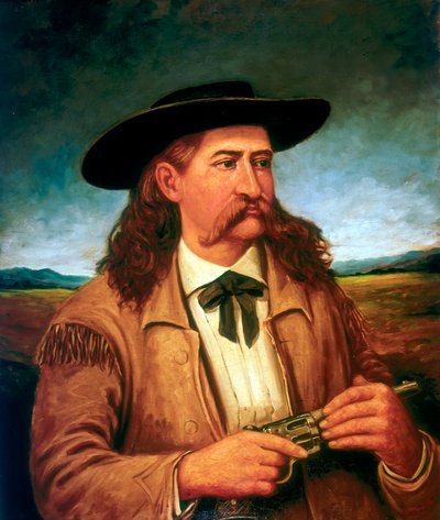 James Butler „Wild Bill” Hickock 1837-1876, amerikai cserkész és törvénytiszt, 1874 alkotó: Henry H Cross