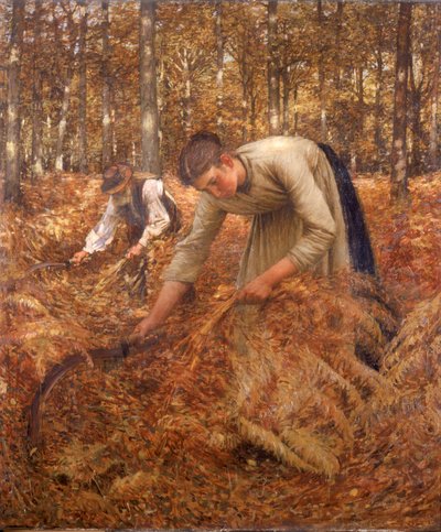 Gathering Bracken, 1899 körül alkotó: Henry Herbert La Thangue