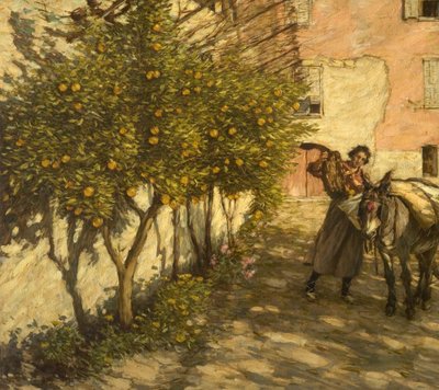 Narancsgyűjtés, 1929 alkotó: Henry Herbert La Thangue