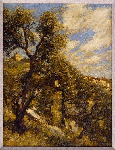Tavasz Provence-ban alkotó: Henry Herbert La Thangue