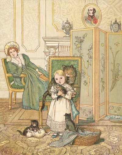 A hercegnő és a cicái (színes litó) alkotó: Henry Hetherington Emmerson